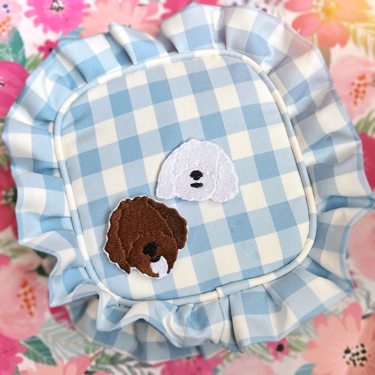 Gingham Print Bag