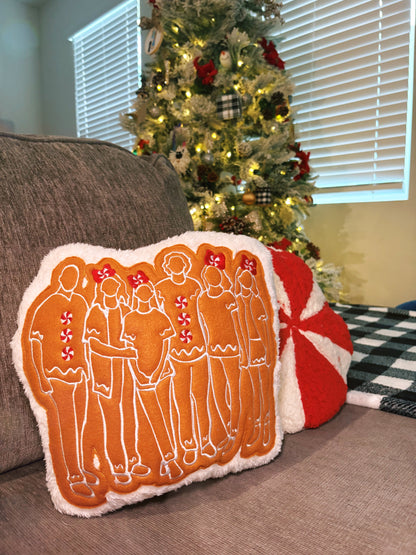 Custom Gingerbread Family Decor