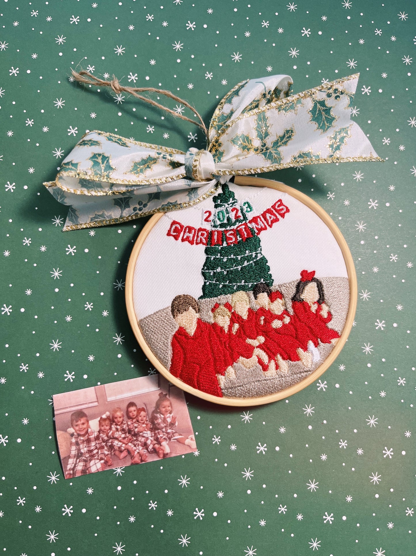 Custom Embroidered Ornament