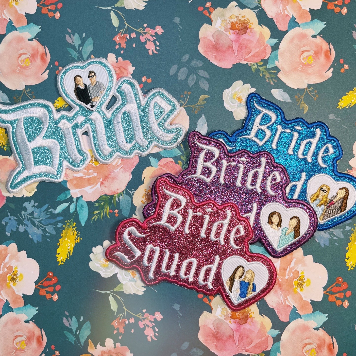 Custom Embroidered Bridal Patches